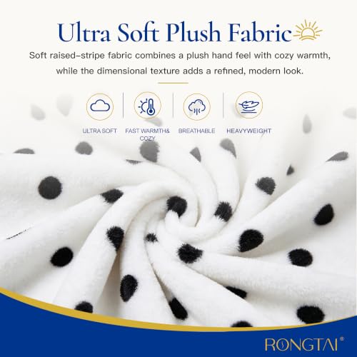 Image of RONGTAI Womens Bathrobe Ladies Fleece Plush Warm Long Robes Fleece Nightgown Sleepwear