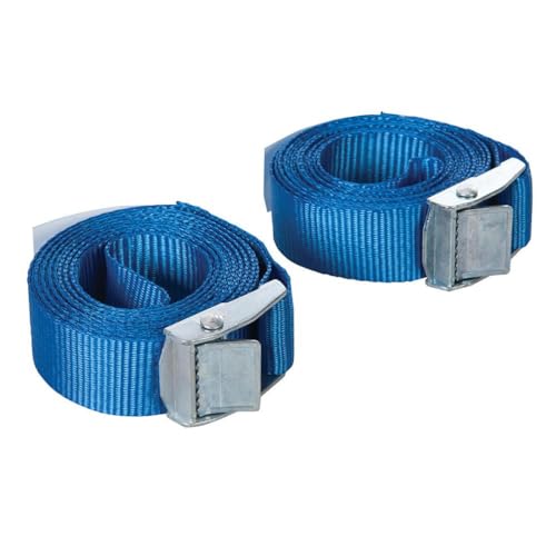 Image of Silverline Cam Buckle Tie Down Strap 2.5m x 25mm 2pk 2.5m x 30mm | 449682