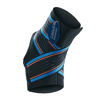 Thuasne Sport - Chevillère Strapping - Chevillère ligamentaire, Maintien Homogène - Entorse Légère, Cheville Instable - Indice de maintien 4/5 - Dispositif Médical CE - Taille L