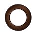 Produktbild Kamino Flam Ofenrohrrosette braun, Sichtblende aus emailliertem Stahl, rostfreie Kaminrosette für nostalgische Öfen, Rosette anwendbar bis 300 °C, Durchmesser: ca. 120 mm, Ringbreite: ca. 3,5 cm