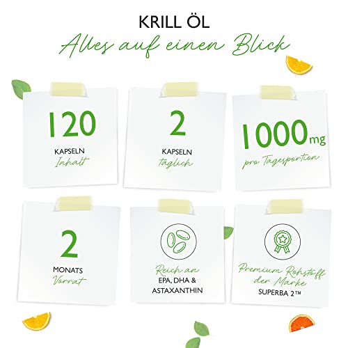 Krillöl Vit4ever Krill Öl 120 Kapseln mit Superba Rohstoff
