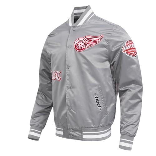 Image of Pro Standard Mens NHL Old English Satin Jacket