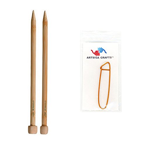 Clover Takumi Bamboo Single Point Knitting Needles 9 inch, 15/10mm