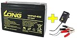 Kung Long WP12-6S 6V 12Ah Akku AGM Blei Vlies wartungsfrei 6Volt