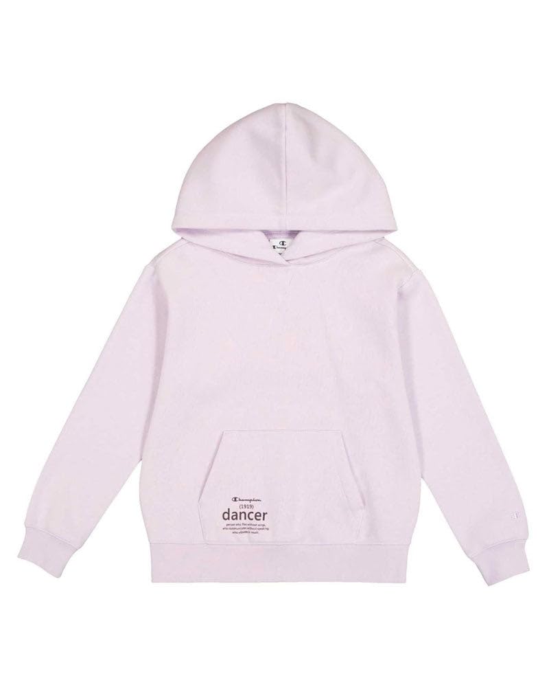 Champion Legacy Emotional Dance G (405013) - Sudadera con capucha de forro polar compacto, suave y ultraligero (240 g), Orchidea (ORP), 7-8 años (S) Niñas FW24