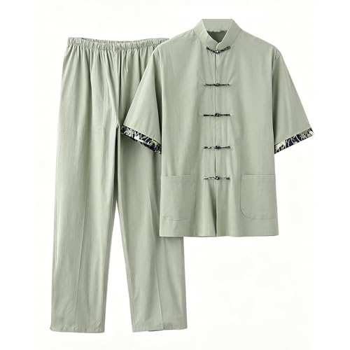 Tenue traditionnelle ancienne kung-fu en lin de haute qualité