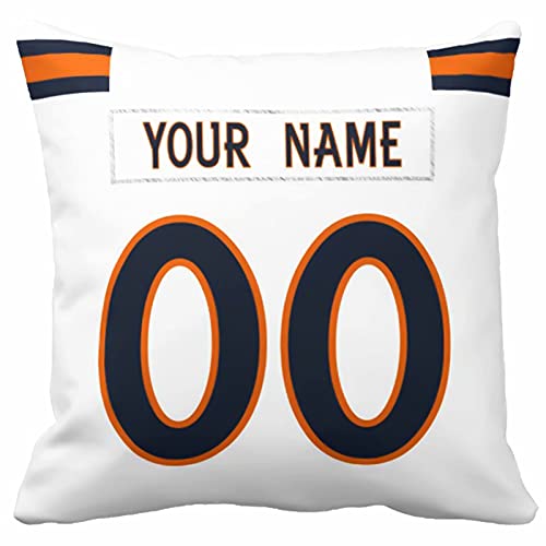 Image of ANTKING Throw Pillow 2 Pack with Custom Name and Number Personalized Gift for Men Women Boys