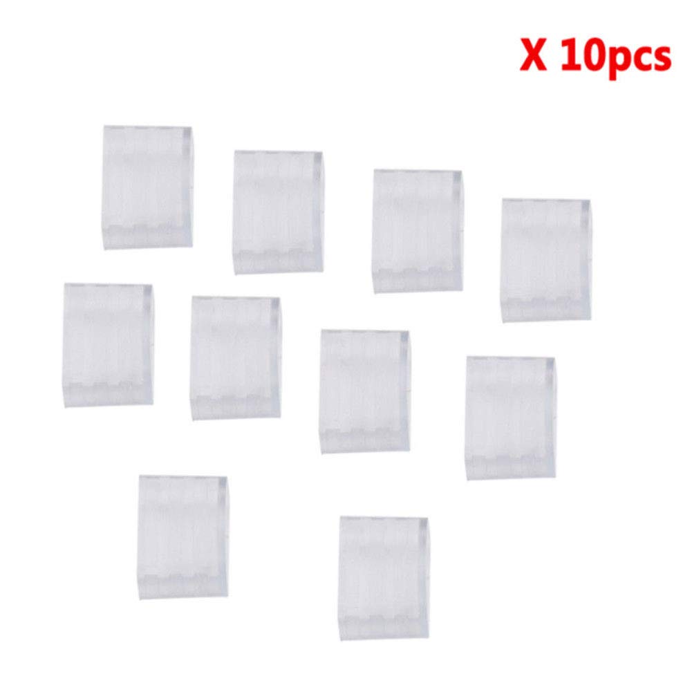 XUNATA 10Pcs 110V 120V 18MM End Cap for XUNATA 5730 180 LED/M LED Strip Light