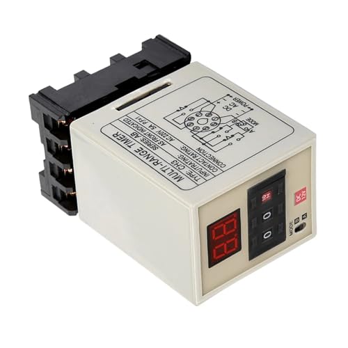 Relais temporisé AH3-DM avec double mode de programmation de 12V