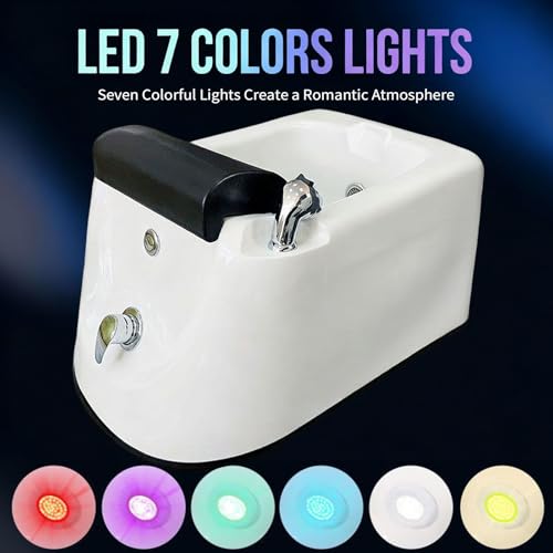 Spa de pies con masaje, luces LED y función térmica miniatura 3