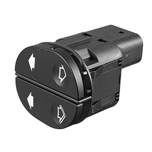 X AUTOHAUX Power Window Switch Driver Side Power Window Master Control Switch 6S6T14529AB for Ford Fiesta MK5 1.25 1.3 1.4 1.6 ST150 2001-2008