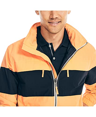 Image of Nautica Mens Nautica Colorblock Hooded Jacket