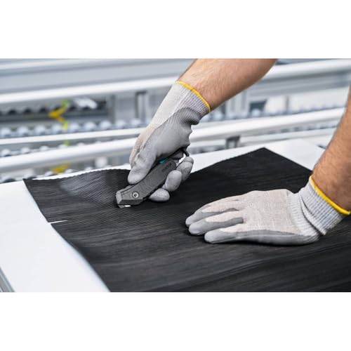 MARTOR Sicherheitsmesser, Verdeckte Klinge, SECUMAX 350 zu 98% aus recyceltem Kunststoff, Profi Cuttermesser, Leicht, Kunststoff, Rechts- & Linkshänder, GS Geprüft