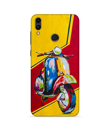 Image of Silence Printed Colorful Scooter Designer Hard Back Case Cover for Huawei Honor 8C