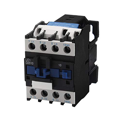 Aexit AC 220V Distribution electrical Coil 3-Phase 380V 32A Load 35mm DIN Rail Mount Motor Power Contactor