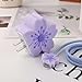 Flower Cable Protector for iPhone Charger Protector Cute Cherry Peach Blossom Begonia Design,Soft Silicone Data Cable Cord Saver Phone iPad Charger Cover for iPhone 11 12 13 14 15 16 Pro Max-Purple