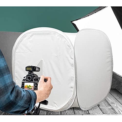 Limostudio 24 X 24 Inch Shooting Tent, 2 Led Lamp Photo Studio Softbox Light Tent Cube With 4 Chromakey Backdrops, Agg108 #TOP4