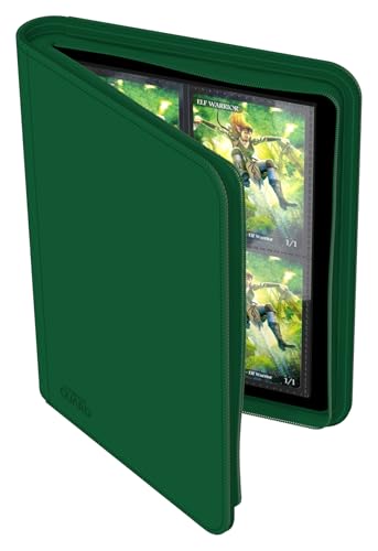 Image of Ultimate Guard Zipfolio 160 - 8 Pocket Xenoskin Green