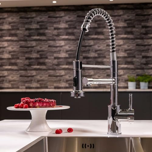 Flöde Bending | Versatile 3-in-1 Instant Boiling Hot Water Tap with Flexible Spray | Complete Kit Featuring Filter and Boiling Tank (Polished Chrome) - Image 5