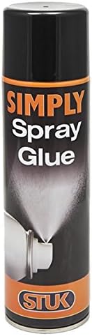 STUK ASSG400R Simply Glue, Aerosol Spray, 400ml, Clear (Packaging May Vary)
