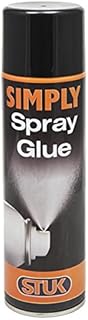 STUK ASSG400R Simply Glue, Aerosol Spray, 400ml, Clear (Packaging May Vary)