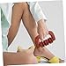 GOOHOCHY Folding Massage Roller Ball Wooden Muscle Massager Handheld Back Roller for Stress Relief Body Massage Tool