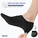 CLOSEMATE 6 Pairs Mens No Show Cotton Low Cut Ankle Casual Socks with Non Slip Grips(6Black, Size XL)