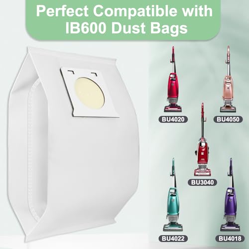 Image of 18 Pack IB600 HEPA Replacement Intuition Upright Vacuum Cleaner Bags Compatible with Intuition Bagged Upright Vacuum Lift-Up Carpet Cleaner BU4022, BU4020, BU4018, BU4050, BU3040