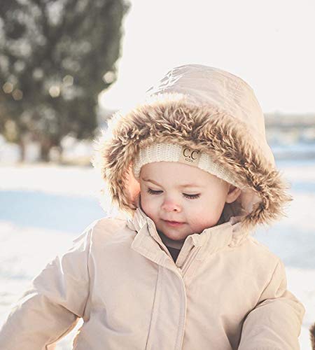Image of Funky Junque Kids Baby Toddler Ribbed Knit Children's Winter Hat Beanie Cap