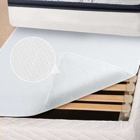 DUJUIKE Mattress Slide Stopper and Gripper, Mattress Non Slip Pad for Bed Mattress, Non Slip Rug Pad Underlay Protector Keep Bed and Topper Pad from Sliding for Sofa, Mattresses (Grey, 35 x 78 inch) Cover