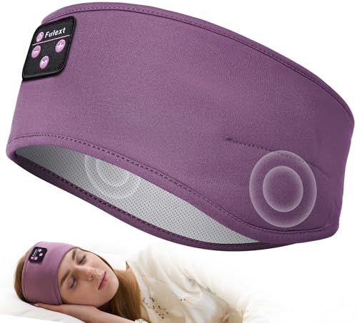 Fulext Auriculares para Dormir Bluetooth Deportes Diadema Deportiva Auriculares con HD Estéreo Altavoces para DeportesDormir de Lado y Relajación