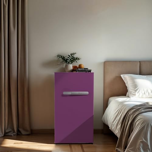 Image of Frigidaire Refrigerator-Retro Mini Fridge Energy Saving-Adjustable Thermostat Control- Ideal for Dorm, Office, RV, Garage, Apartment 3.1 Cu Ft, PLUM