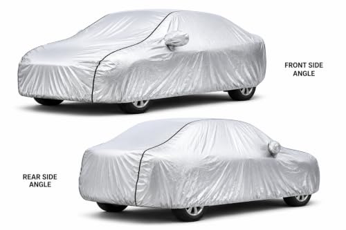 Image of Magic 6-Layer 100% Waterproof Custom Fit Car Cover for Grand Vitara (All Models) Silver | UV, Heat, Rain, Dust & Scratch Resistant | All Weather Outdoor & Indoor Full Body Car Cover