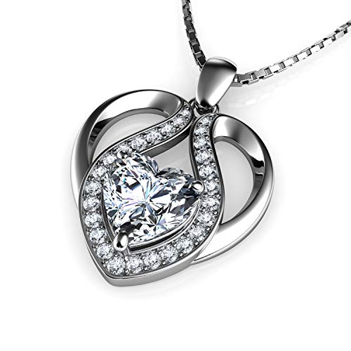 Collier Cœur Argent 925 DEPHINI le Bijou Idéal pour Sublimer vos Tenues de Soirée