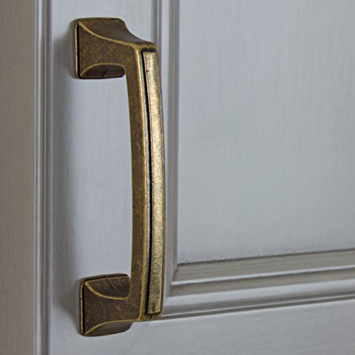 Tiradores de armario de 3 pulgadas CC en pack de 25 pomos estilo deco base 4