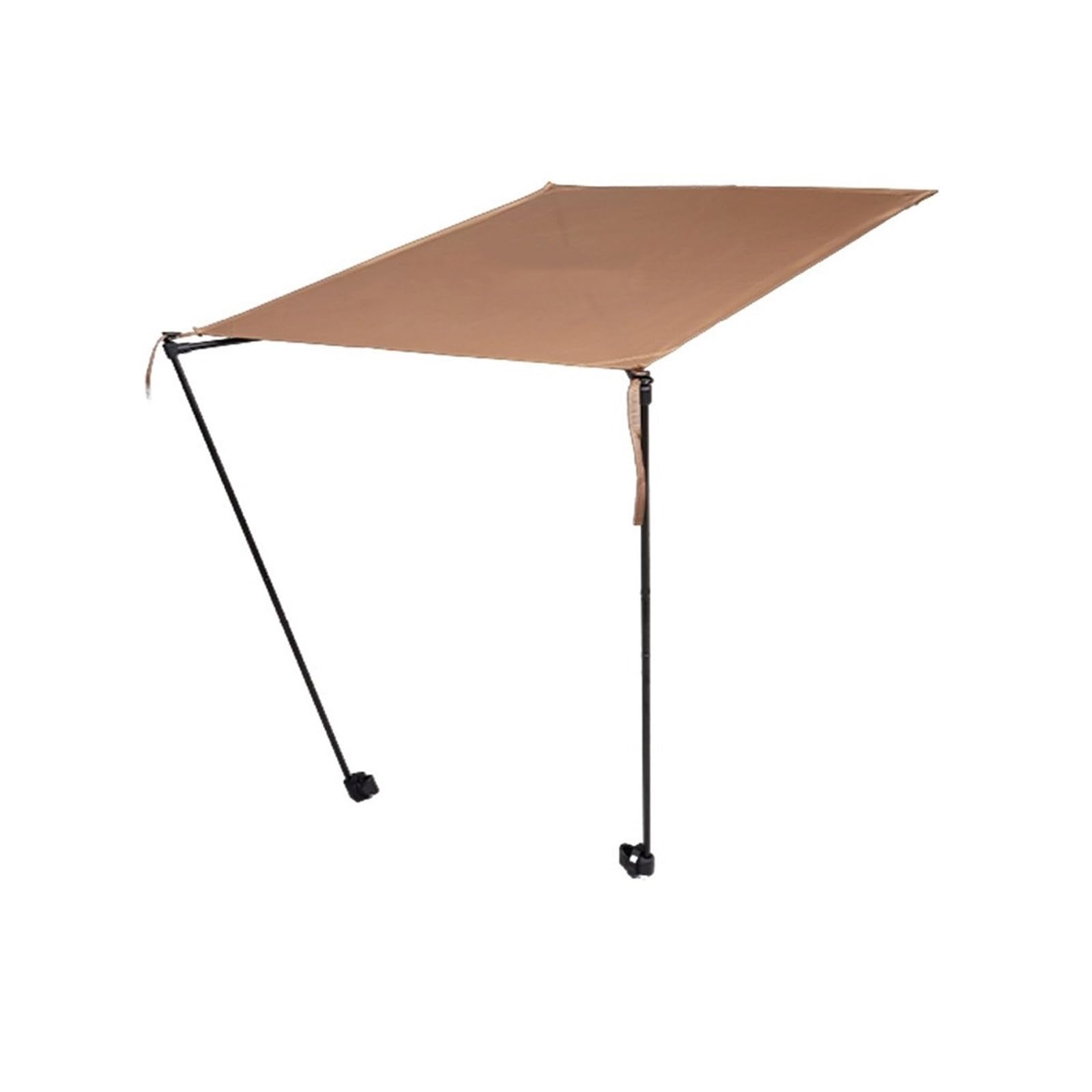 Tela de sombra para acampar con estructura flexible y repelente al agua