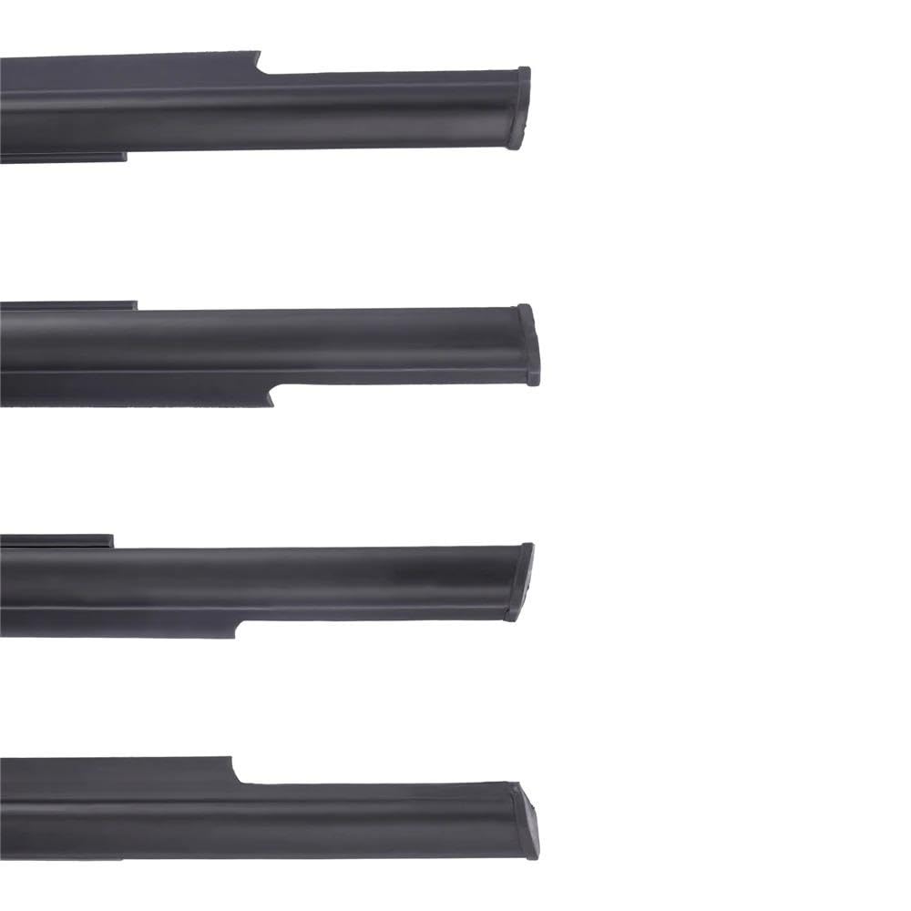 Striscia Tenuta Portiera Kit Guarnizioni Cinture Sicurezza Porta 4 Pezzi Per Mitsubishi Per Lancer 2008-2017 5727A005 5727A006 Guarnizioni