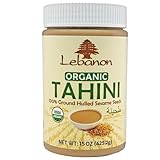 Lebanon - Organic Tahini, 100% Ground Sesame Paste, 15 oz (425g)