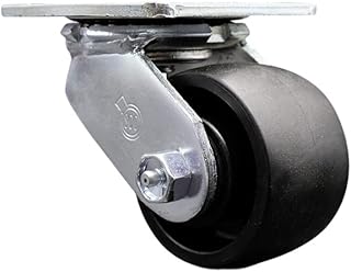 Glass Filled Nylon Swivel Top Plate Heavy Duty Caster with 3.25 Inch Wheel - 900 lbs. Capacity/Caster - Service Caster Brand