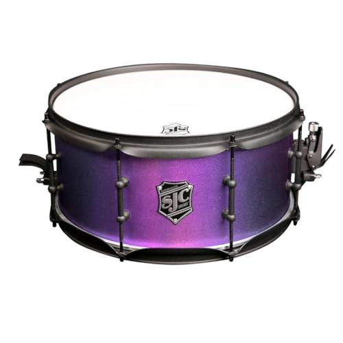 SJC Custom Drums Pathfinder Snare Drum - 6.5 inches x 14 inches, Purple Glimmer