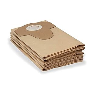 FixedByU Papierfilterbeutel, 5er Pack, passend für die Kärcher Mehrzweckreiniger WD 3 Serie, z. B. WD 3 Battery Premium…