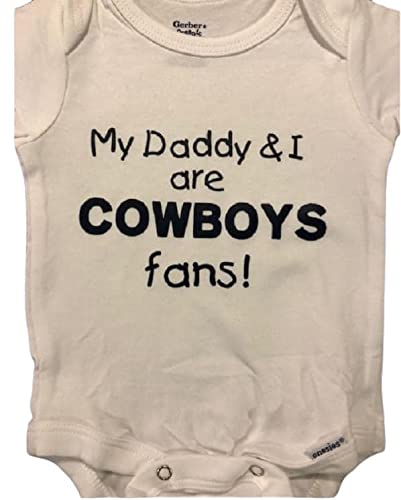 Teesbytini Dallas Baby Onesie ® Bodysuit Cowboys Onesie ® Infant One Piece Little Cowboys Fan thumb #1