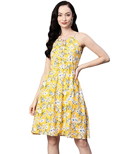 Image of arriva fab Women's Knitted Polyster Printed Dress