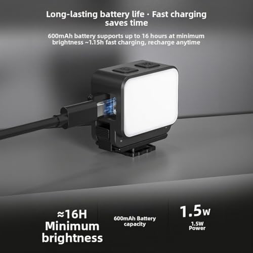 Luz de relleno magnético compacta IPx4 de 3 temperaturas de color 7