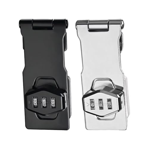 Serrure à combinaison noire de 5 pouces pour porte d'armoire - 5