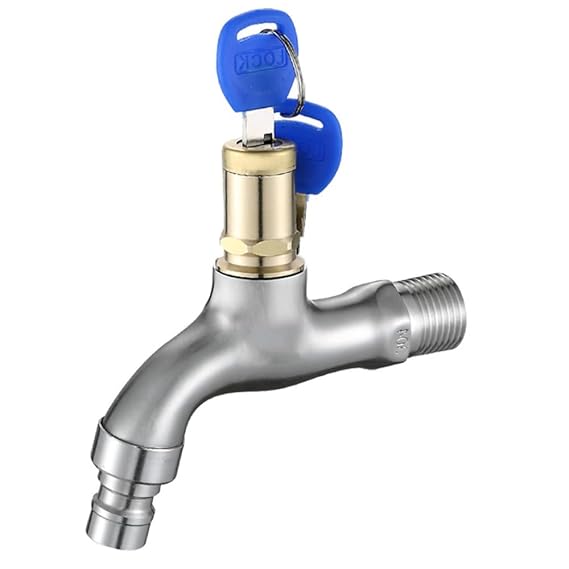 HASTHIP Washing Machine Tap with 2 Copper Keys, 1/2