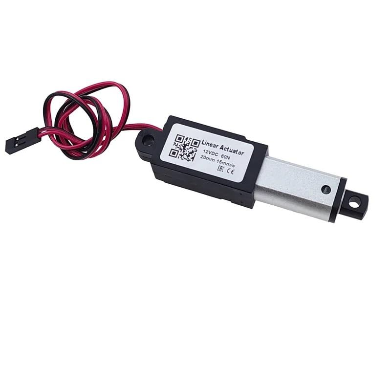 Actionneur linéaire 12V miniature pour motorisation de meubles et trappes de maison connectée