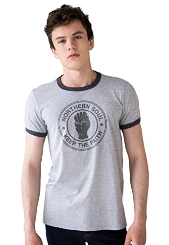 T-Shirt Northern Soul Ringer pour homme et femme look rétro vintage