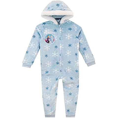 Disney Pijama Entera para niñas Frozen Azul 5-6 Años Cover