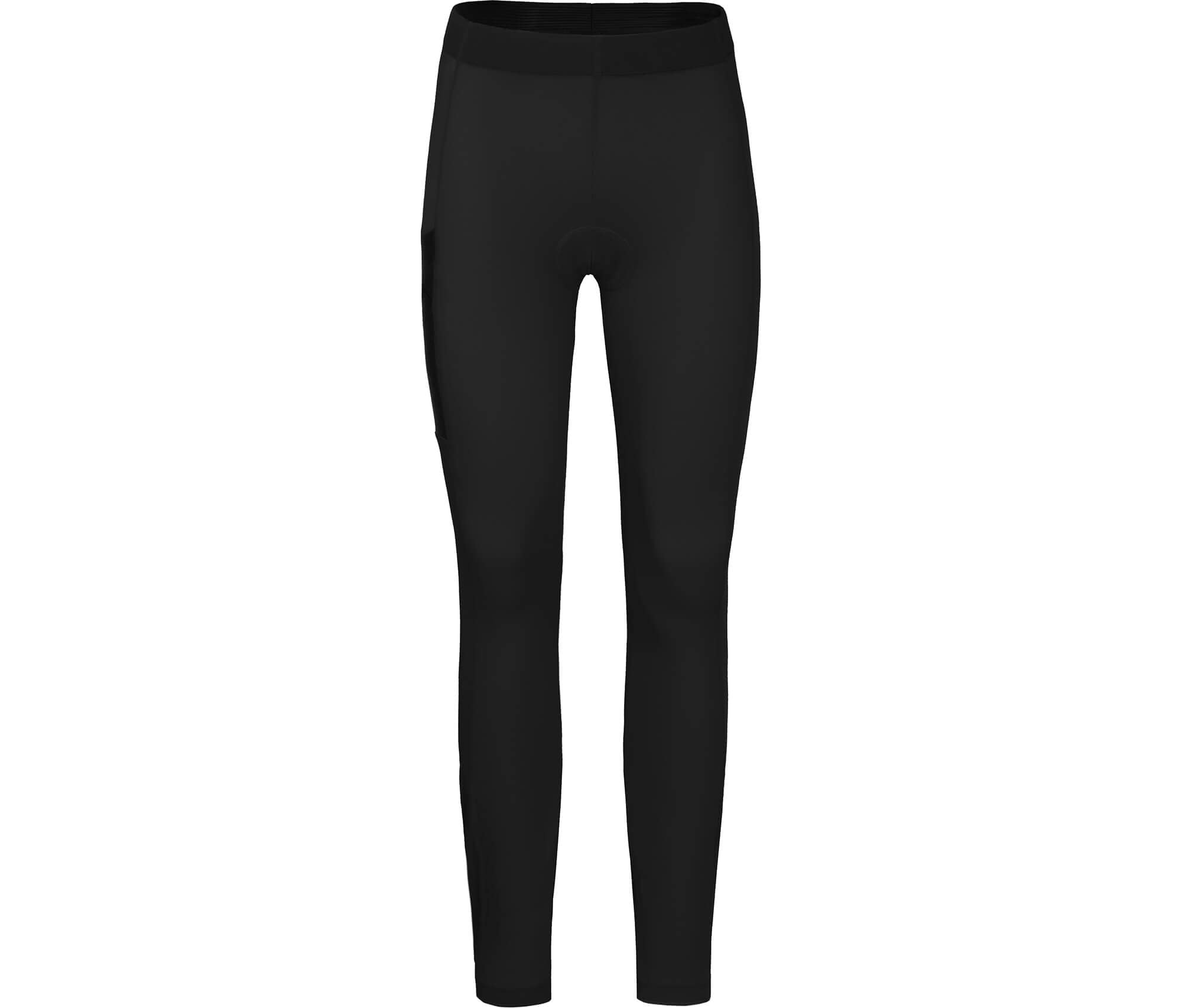 Bergson Sundra Comfort | Damen Fahrradhose (mit Sitzpolster) - Funktionelle Lange Damen Radhose, Normalgrößen, bi-elastischer 4-Wege-Stretch, integriertes Comfort Sitzpolster, rutschsichere S